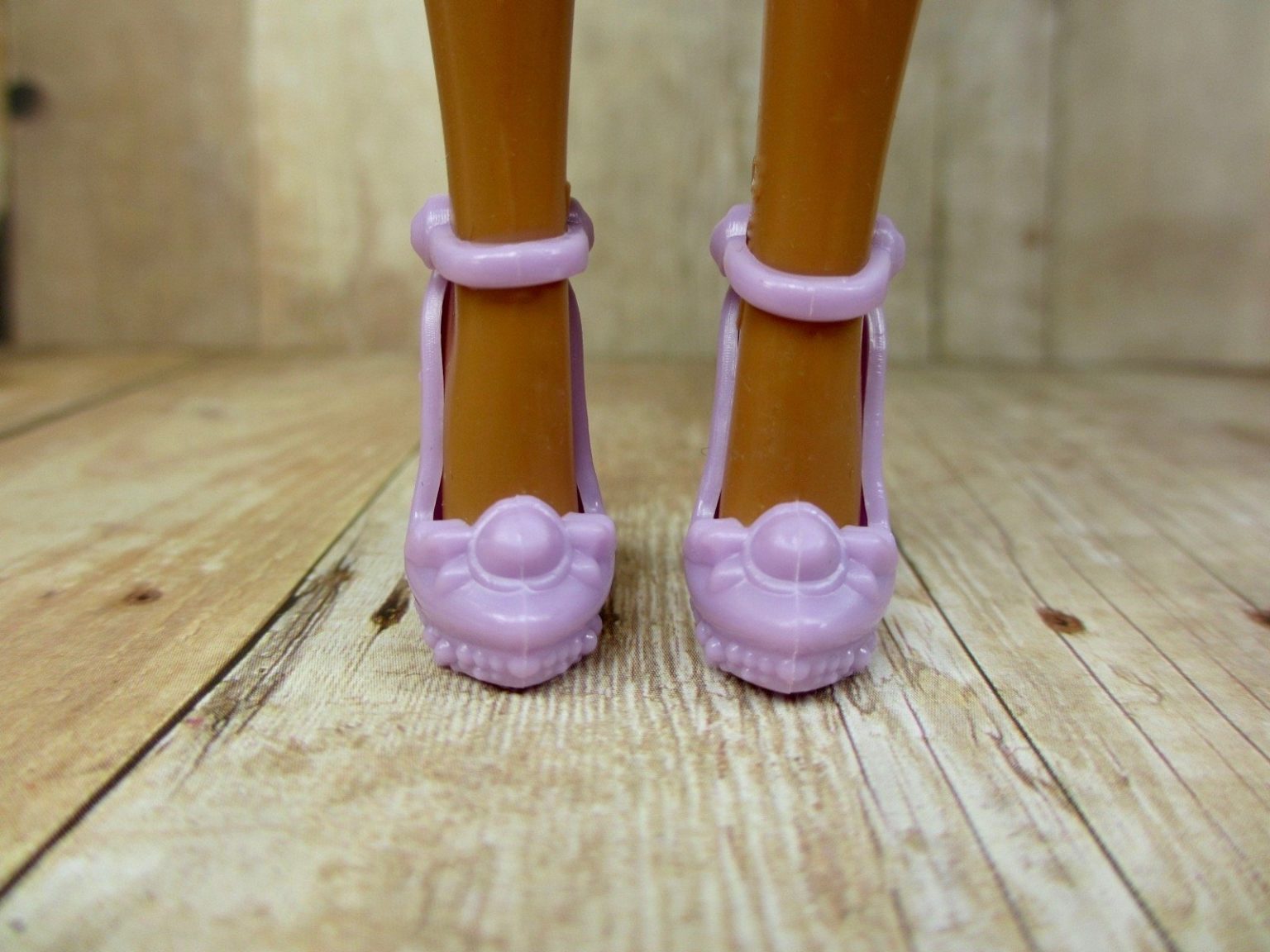Lilac Barbie Doll Shoes Textured Pointed Toe Heels - All Variety Shop